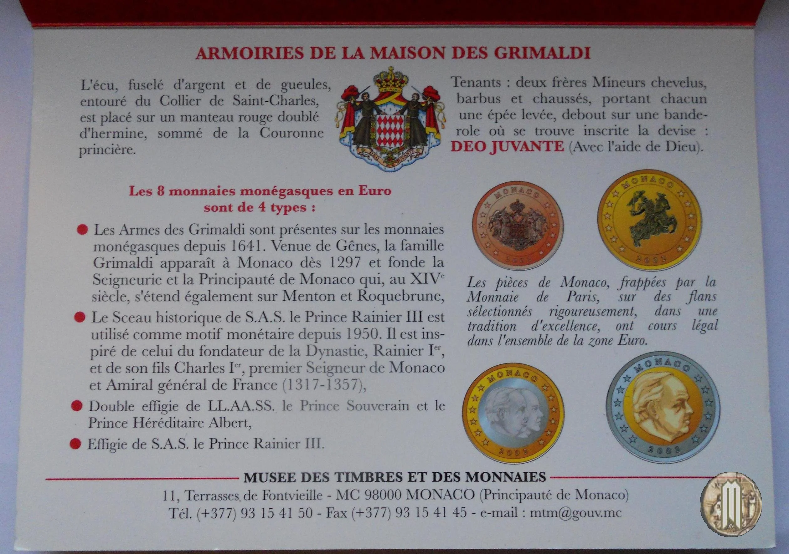 Monaco FdC 2002 2002 (Parigi)