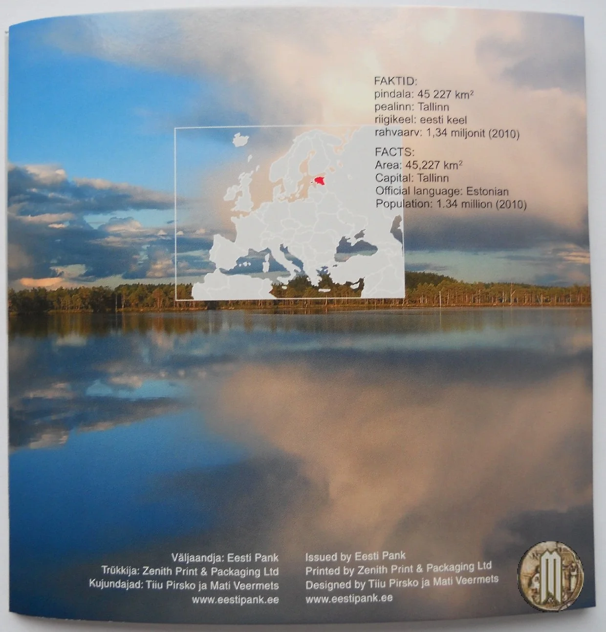 Estonia 2011 FdC 2011 (Vantaa)