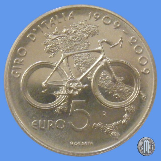 5 Euro 2009 100° Ann. Giro d'Italia 2009 (Roma)