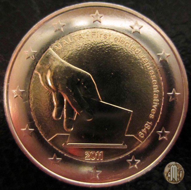 2 Euro 2011 Prime Elezioni Rappresentative Maltesi 2011 (Utrecht)