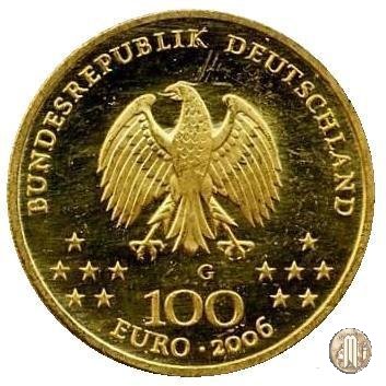 100 Euro 2006 UNESCO-Patrimonio Mondiale della Cultura Città di Weimar 2006 (Amburgo:Berlino:Karlsruhe:Monaco:Stoccarda)