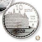 10 Euro 2002 Anno Internazionale di Gaudí - Casa Milà 2002 (Madrid)