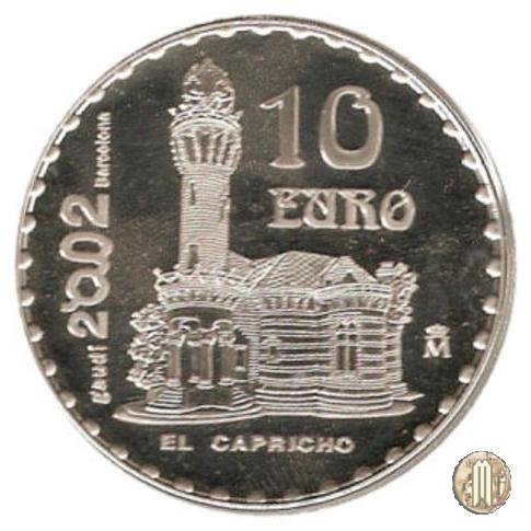 10 Euro 2002 Anno Internazionale di Gaudí - El Capricho 2002 (Madrid)