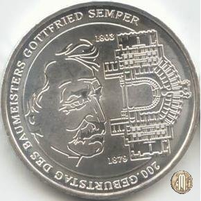 10 Euro 2003 200° Anniversario della Nascita di Gottfried Semper 2003 (Karlsruhe)