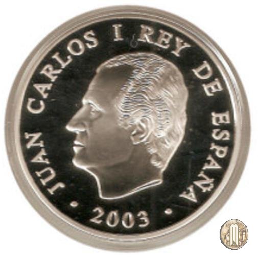 10 Euro 2003 500 ° Anniversario della nascita di Miguel Lopez de Legazpi 2003