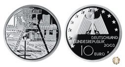 10 Euro 2003 Paesaggio Industriale nel Distretto della Ruhr 2003 (Stoccarda)