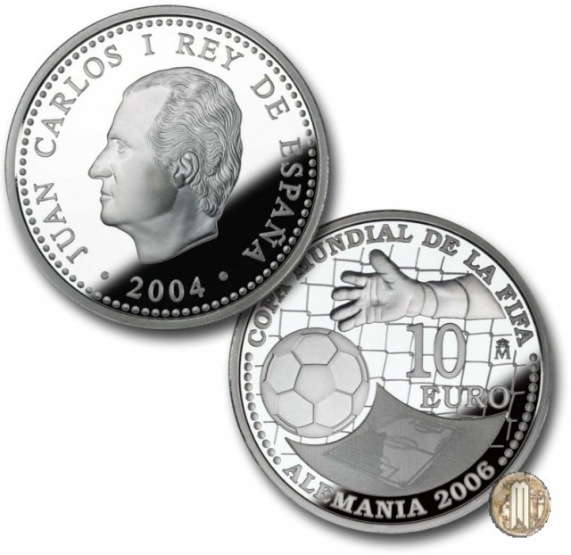 10 Euro 2004 Coppa del Mondo Germania 2006 - Emissione 2004 2004 (Madrid)