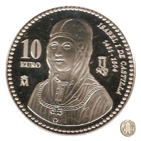 10 Euro 2004 V Centenario di Isabella I di Castiglia 2004 (Madrid)