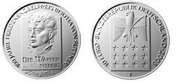 10 Euro 2005 100° Anniversario del Nobel per La Pace a Bertha von Suttner 2005 (Stoccarda)