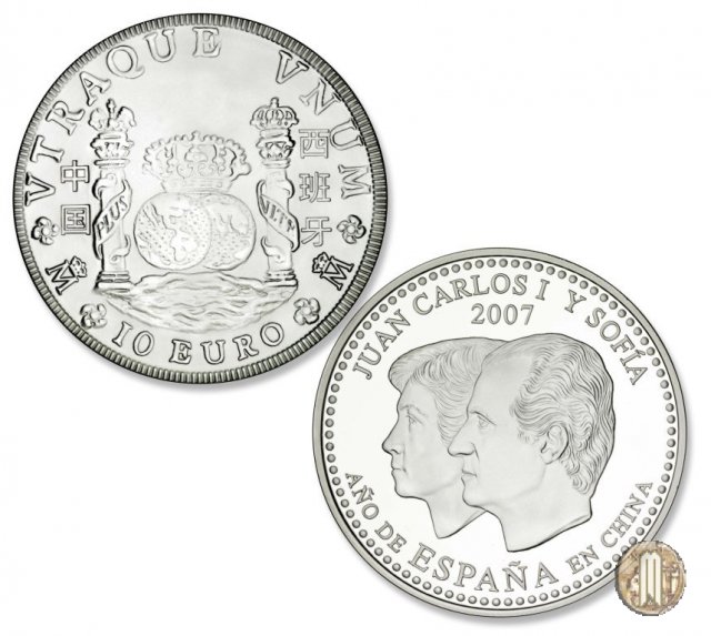 10 Euro 2007 Anno della Spagna in Cina 2007 (Madrid)