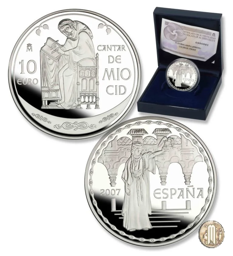 10 Euro 2007 Cantar del M&iacute;o Cid 2007 (Madrid)