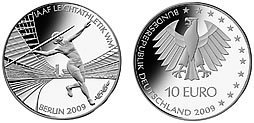 10 Euro 2009 IAAF Mondiali di Atletica Leggera a Berlino 2009 2009 (Monaco:Stoccarda:Karlsruhe:Amburgo)