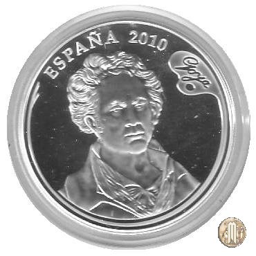 10 Euro 2010 Pittori Spagnoli III Serie - Goya - <i>Duelo a garrotazos</i> 2010 (Madrid)