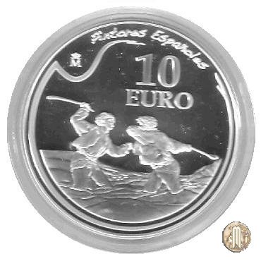 10 Euro 2010 Pittori Spagnoli III Serie - Goya - <i>Duelo a garrotazos</i> 2010 (Madrid)