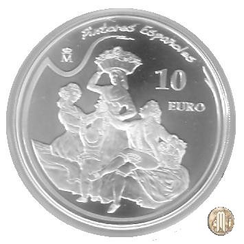 10 Euro 2010 Pittori Spagnoli III Serie - Goya - <i>La vendimia</i> 2010 (Madrid)