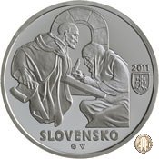 10 Euro 2011 900° anniversario dei documenti di Zoborské 2011 (Kremnica)