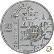 10 Euro 2011 900° anniversario dei documenti di Zoborské 2011 (Kremnica)