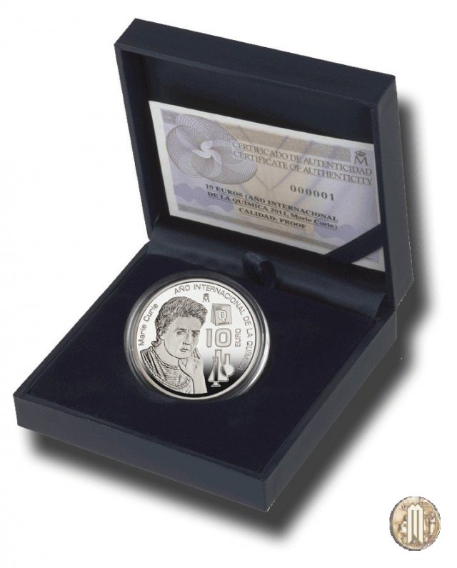 10 Euro 2011 Anno Internazionale della Chimica 2011 (Madrid)