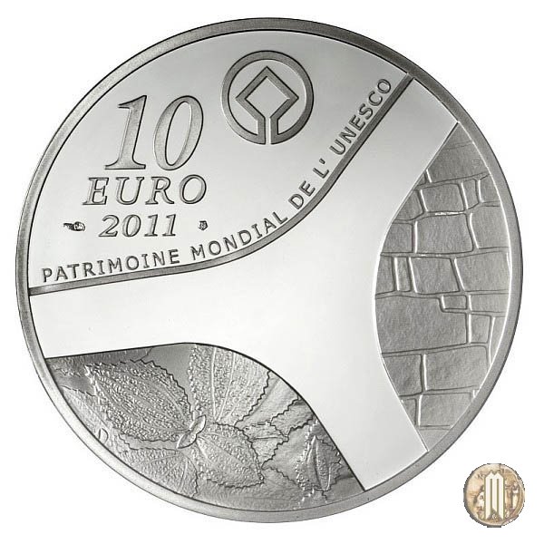 10 Euro Unesco 2011 - Il Castello di Versailles 2011 (Parigi)