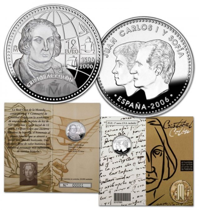 12 Euro 2006 V Centenario di Cristoforo Colombo 2006 (Madrid)