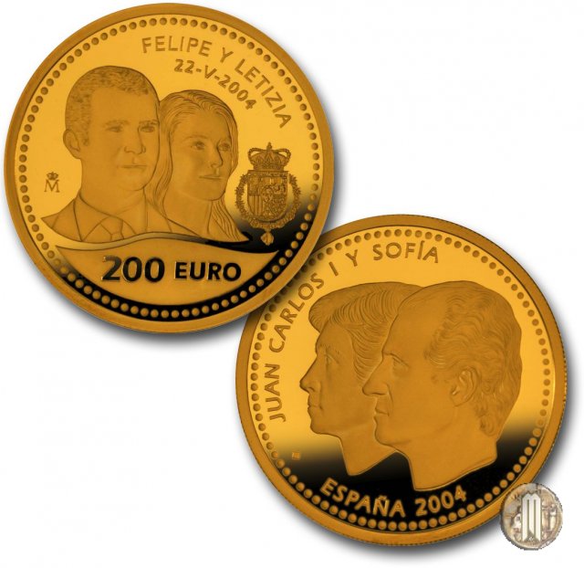 200 Euro 2004 Filippo e Letizia 2004 (Madrid)