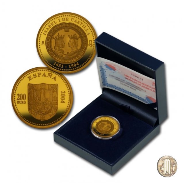 200 Euro 2004 V Centenario di Isabella I di Castiglia 2004 (Madrid)