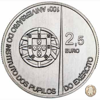 2,50 Euro 2011 100 ° Anniversario della alunni dell'Esercito 2011 (Lisbona)