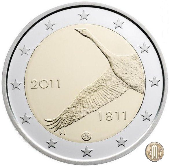 2 Euro 2011 200° Anniversario della Banca Finlandese 2011 (Vantaa)