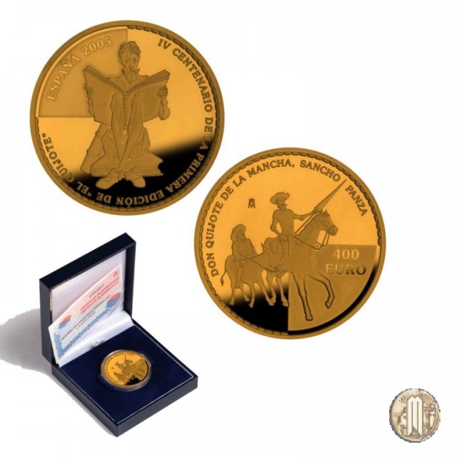 400 Euro 2005 IV Centenario della pubblicazione del Don Chisciotte 2005