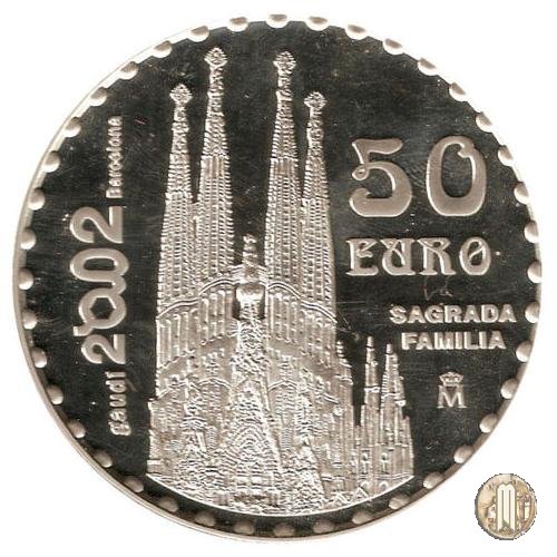 50 Euro 2002 Anno Internazionale di Gaudí - Sagrada Familia 2002 (Madrid)