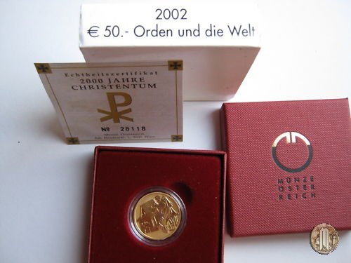 50 Euro 2002 Ordine di San Benedetto 2002 (Vienna)