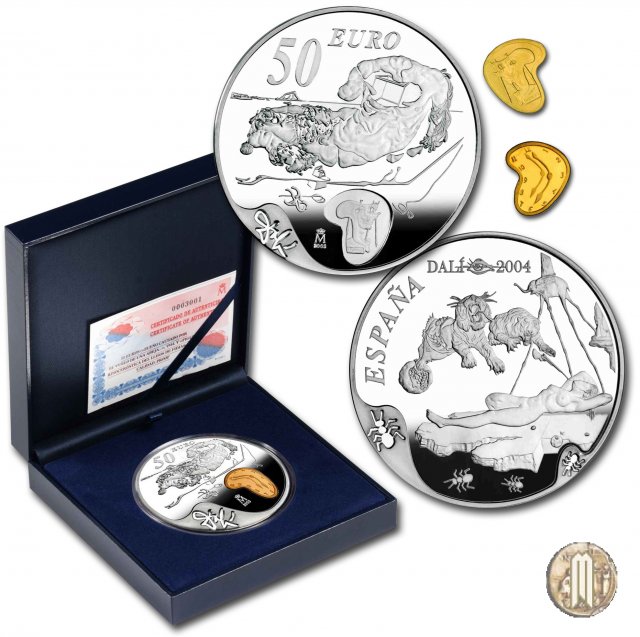 50 Euro 2004 Centenario della nascita di Salvador Dalí 2004 (Madrid)