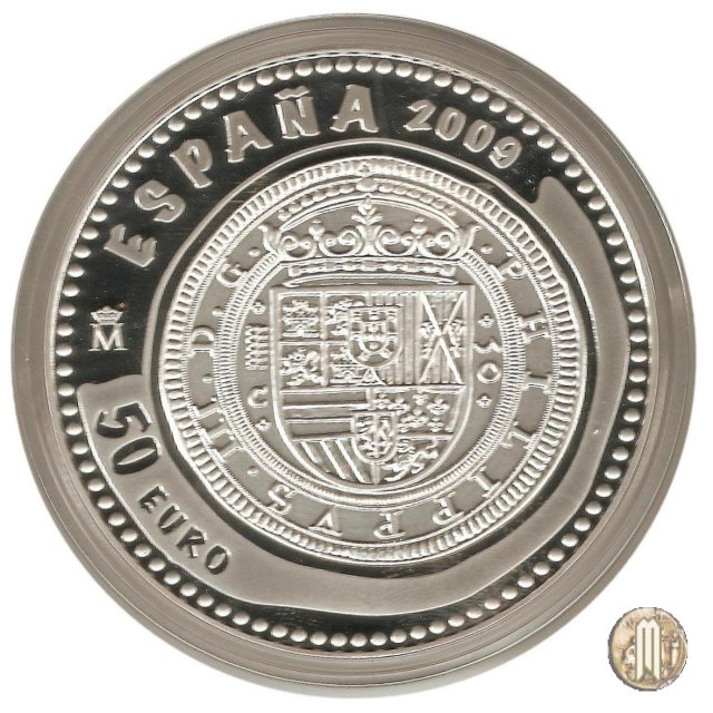 50 Euro 2009 Joyas Numismáticas - 50 reales 2009 (Madrid)