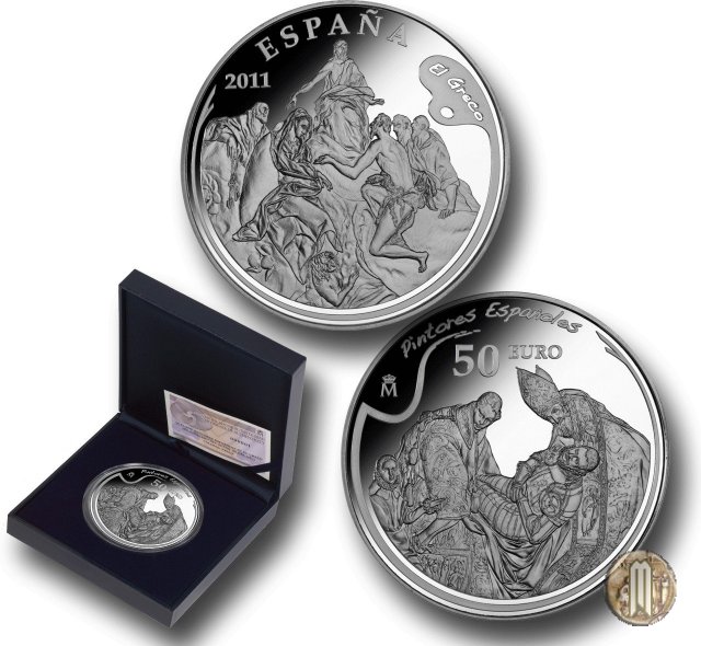 50 Euro 2011 Pittori Spagnoli - El Greco 2011 (Madrid)