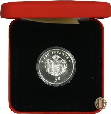 5 Euro 2008 Cinquantenario Principe Alberto 2008 (Parigi)