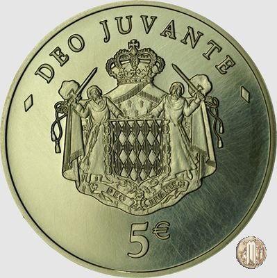 5 Euro 2008 Cinquantenario Principe Alberto 2008 (Parigi)