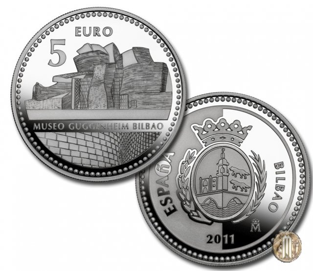 5 Euro 2011 Las Capitales de Provincia y Ciudades Autónomas - Bilbao 2011 (Madrid)