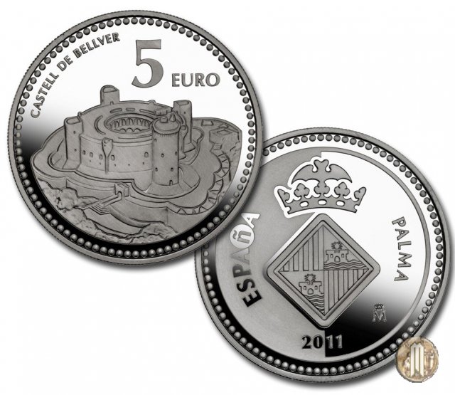 5 Euro 2011 Las Capitales de Provincia y Ciudades Autónomas - Palma 2011 (Madrid)