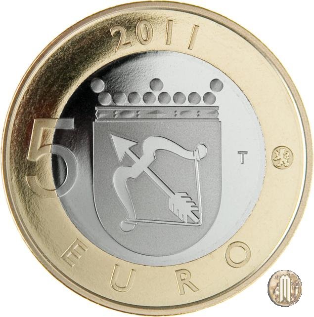 5 Euro 2011 Savonia - Le Monete delle Provincie Storiche della Finlandia 2011 (Vantaa)