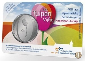 5 Euro 2012 400 anni di relazioni diplomatiche Olanda-Turchia 2012 (Utrecht)