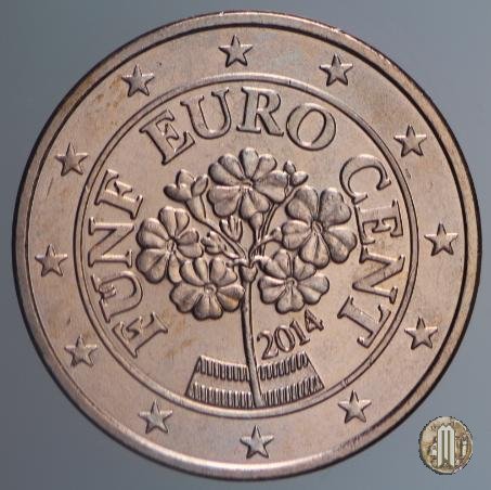 5 centesimi di Euro 2014 (Vienna)