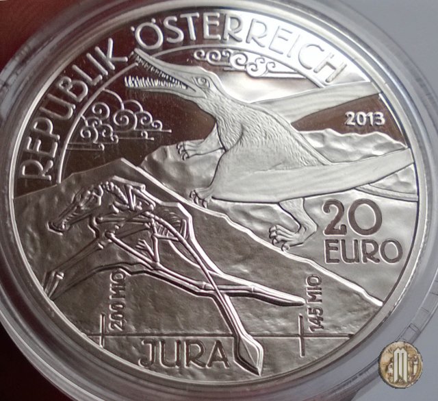 20 Euro - Prehistoric Life - JURASSIC – LIFE IN THE AIR 2013 (Vienna)
