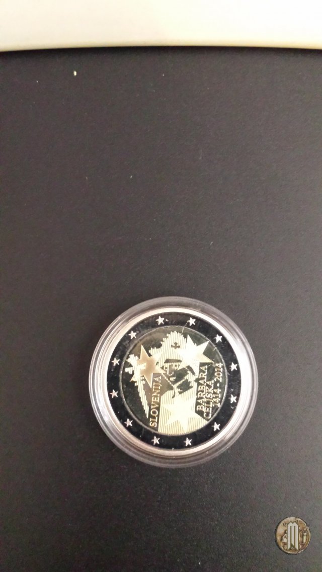 2 Euro 2014 600° anniversario dell’incoronazione della Regina Barbara di Celje 2014 (Utrecht) 2 Euro 2014 600° anniversario dell’incoronazione della Regina Barbara di Celje 2014 (Utrecht)