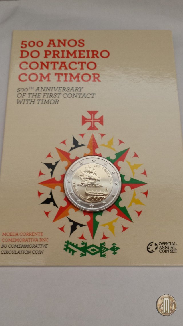 2 Euro 2015 500° anniv. primi contatti con Timor 2015