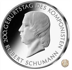 10 Euro 2010 200° Anniversario della Nascita di Robert Schumann 2010 (Amburgo)