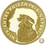 100 Euro 2011 1150° ann. della morte del Principe Nitrianske Pribina 2011 (Kremnica)