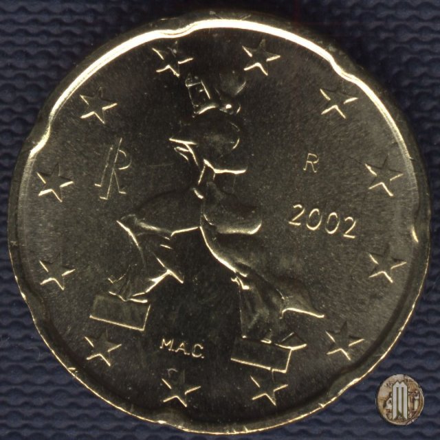 20 centesimi di Euro 2002 (Roma)