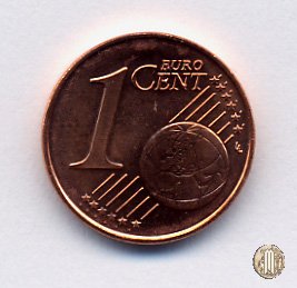 1 centesimo raro, ein euro cent 2014, Austria